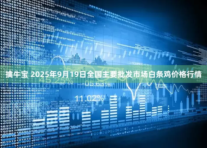 擒牛宝 2025年9月19日全国主要批发市场白条鸡价格行情